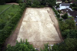 Aerial shot, 2010 trench.